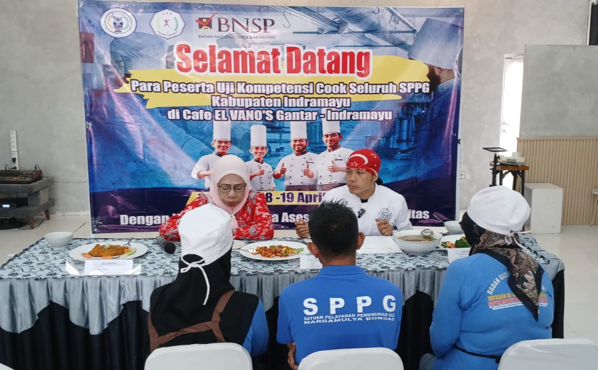 Kungfu Chef Muto Hadir di Indramayu, 14 Koki SPPG Ikuti Uji Kompetensi MBG