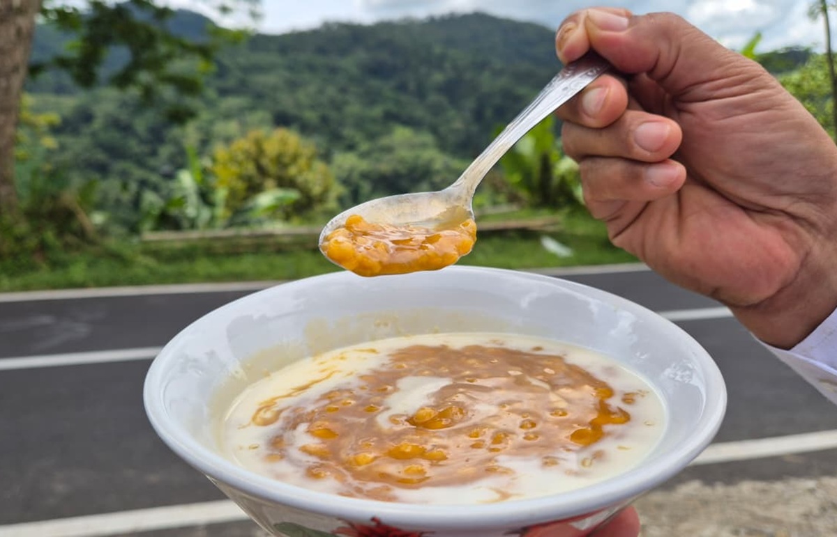 Bubur Hanjeli Kuningan Jadi Buruan Pemudik, Manis Legit Bikin Nostalgia