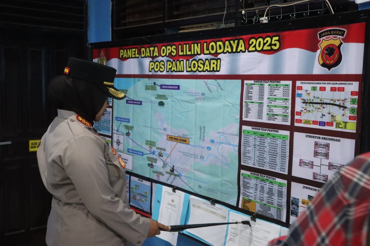 Pastikan Nataru Aman Lancar, Kapolresta Cirebon Sidak Pos Operasi Lilin Lodaya