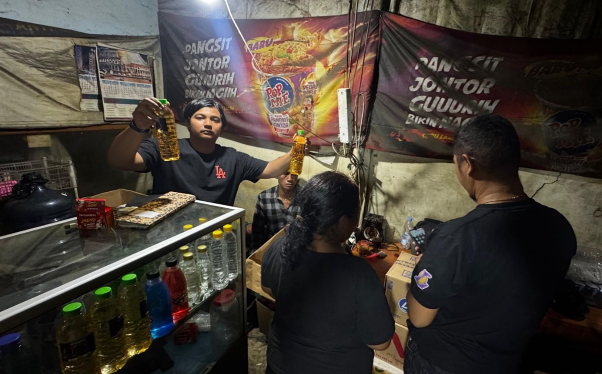 Gercep, 211 Botol Miras Berhasil Disita Polisi di Pegambiran Cirebon