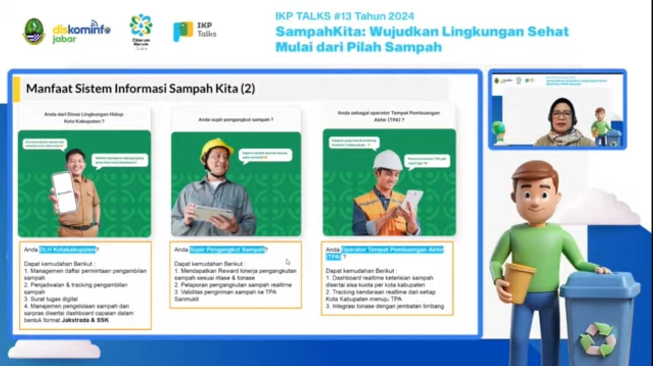 Fitur Bank Sampah pada Aplikasi Sapawarga Dukung Pengelolaan Sampah di Jawa Barat