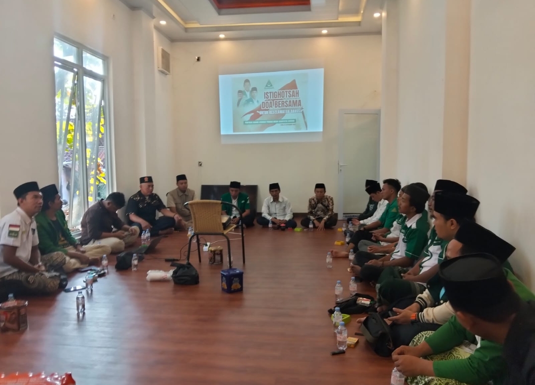 Jaga Keselamatan Bangsa, GP Ansor Kabupaten Cirebon Gelar Istighosah dan Doa Bersama 
