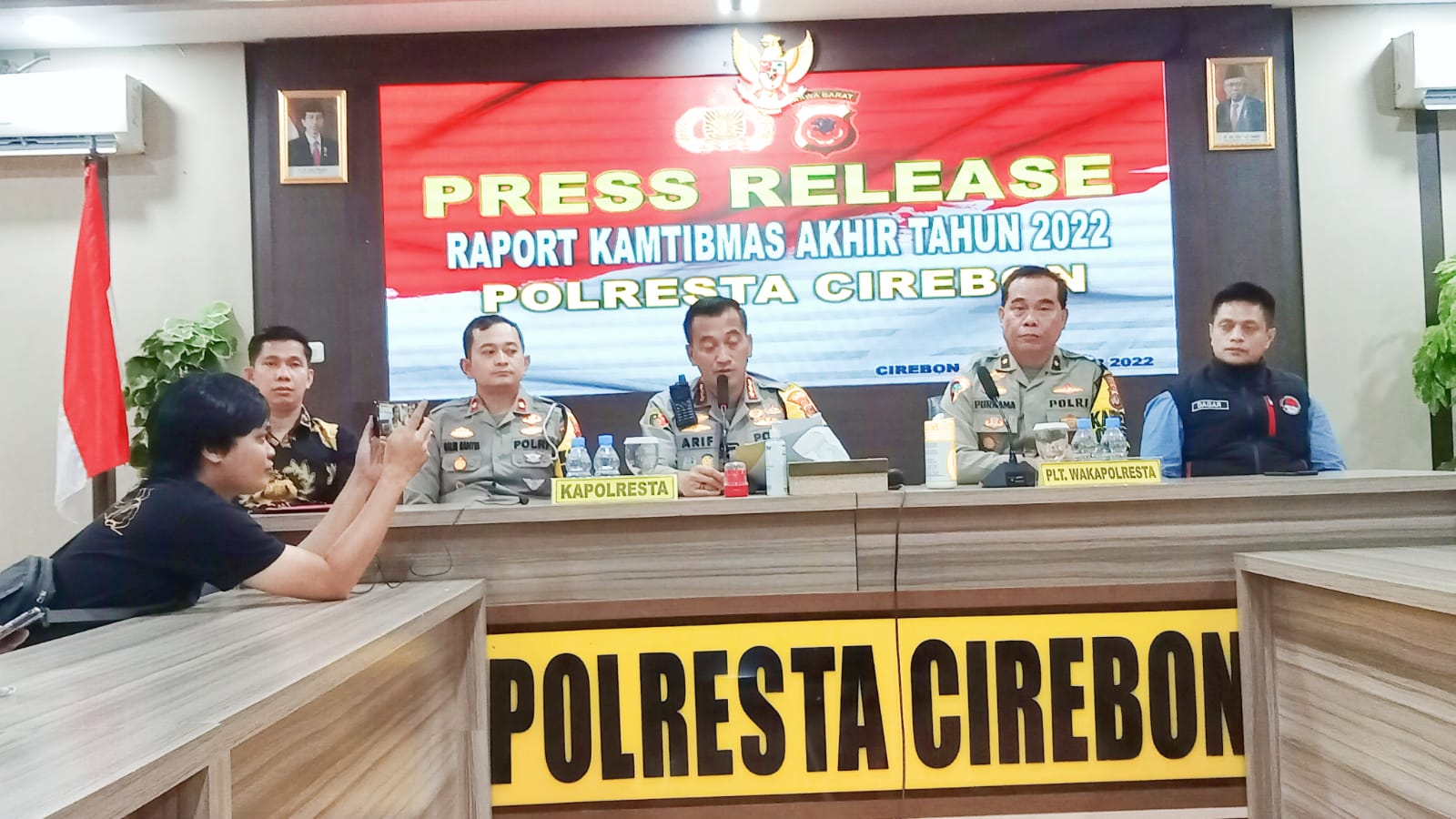 Sepanjang Tahun 2022, Polresta  Cirebon Ungkap 442 Kasus 