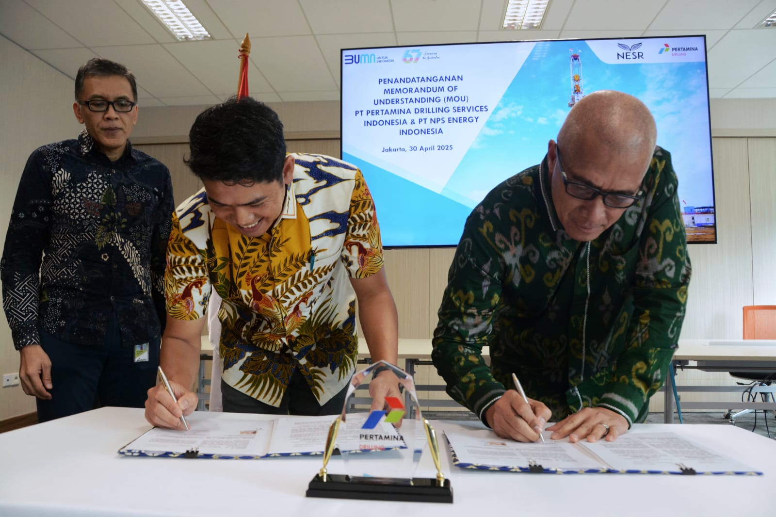 Pertamina Drilling - NPS Energy Indonesia MoU Kembangkan Teknologi ERRA