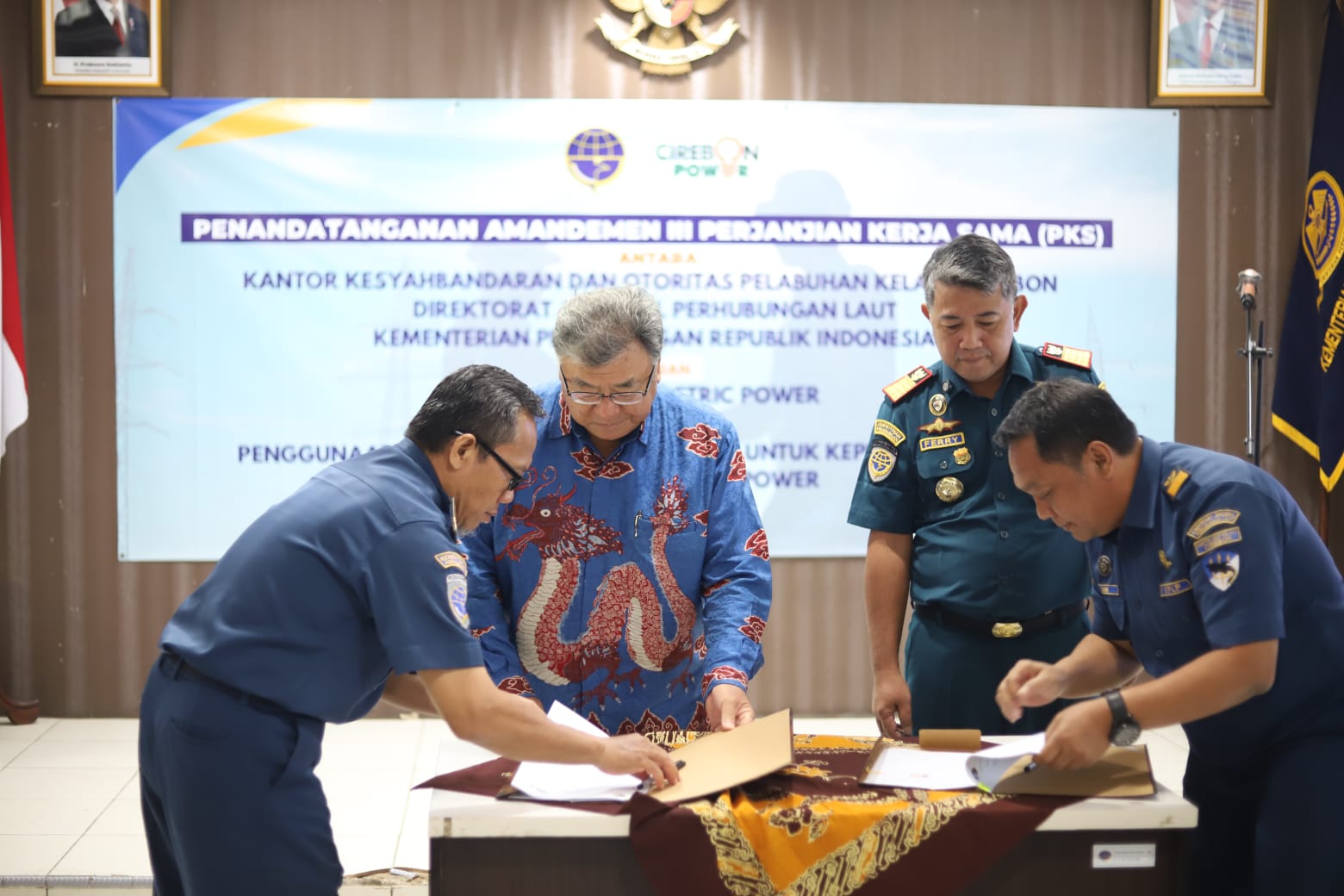 MOU Ditandatangani, Izin TUKS PLTU Cirebon Diperbaharui