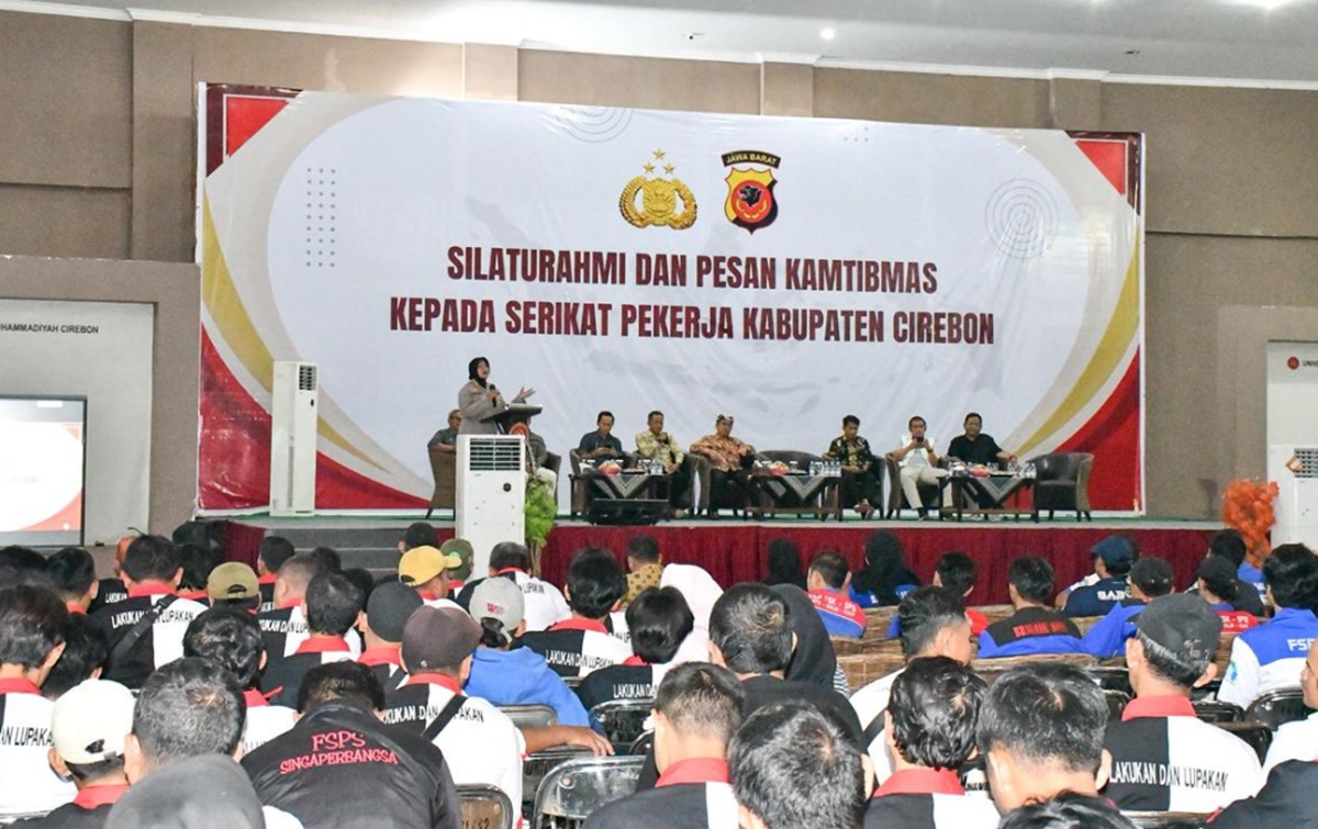 Polresta Cirebon Silaturahmi dengan Pemda dan Serikat Kerja, Sampaikan Pesan Kamtibmas