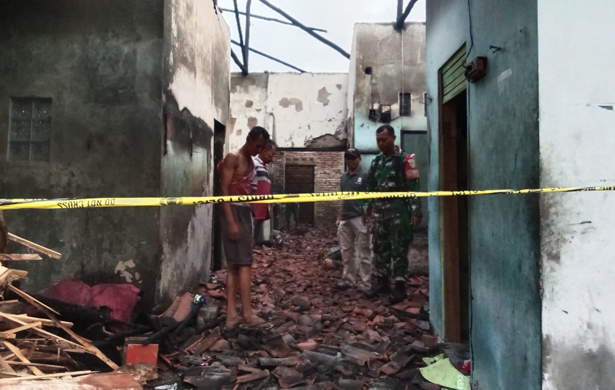 2 Meninggal Dunia, Korban Kebakaran di Cirebon Hari Ini, TKP Pabrik Kerupuk Desa Lungbenda, Palimanan