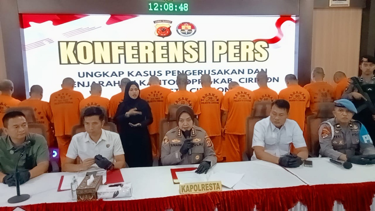 28 Orang Jadi Tersangka Kerusuhan DPRD Kabupaten Cirebon, Sebagian Masih Pelajar 