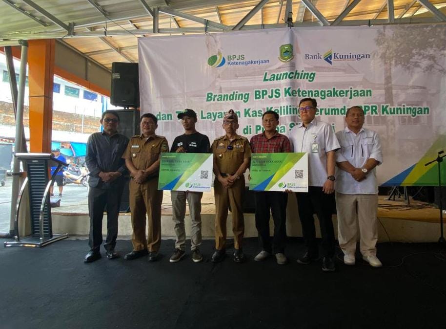 Pj Bupati Kuningan Launching Branding BPJS Ketenagakerjaan