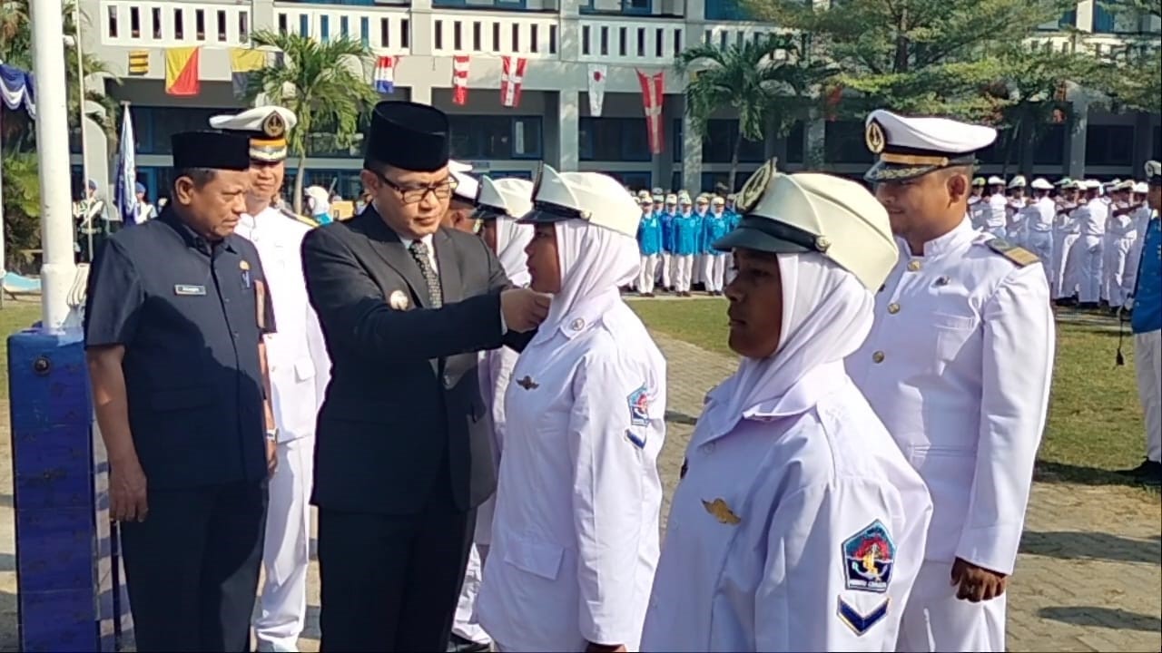  Pelantikan Taruna-Taruni Angkatan Ke-60 SMK Negeri 1 Mundu Cirebon 