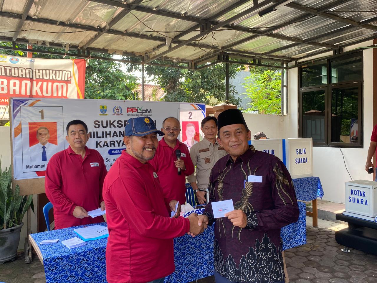 Unggul Telak, Muhammad Yani Terpilih Menjadi Ketua LPM Karya Mulya 