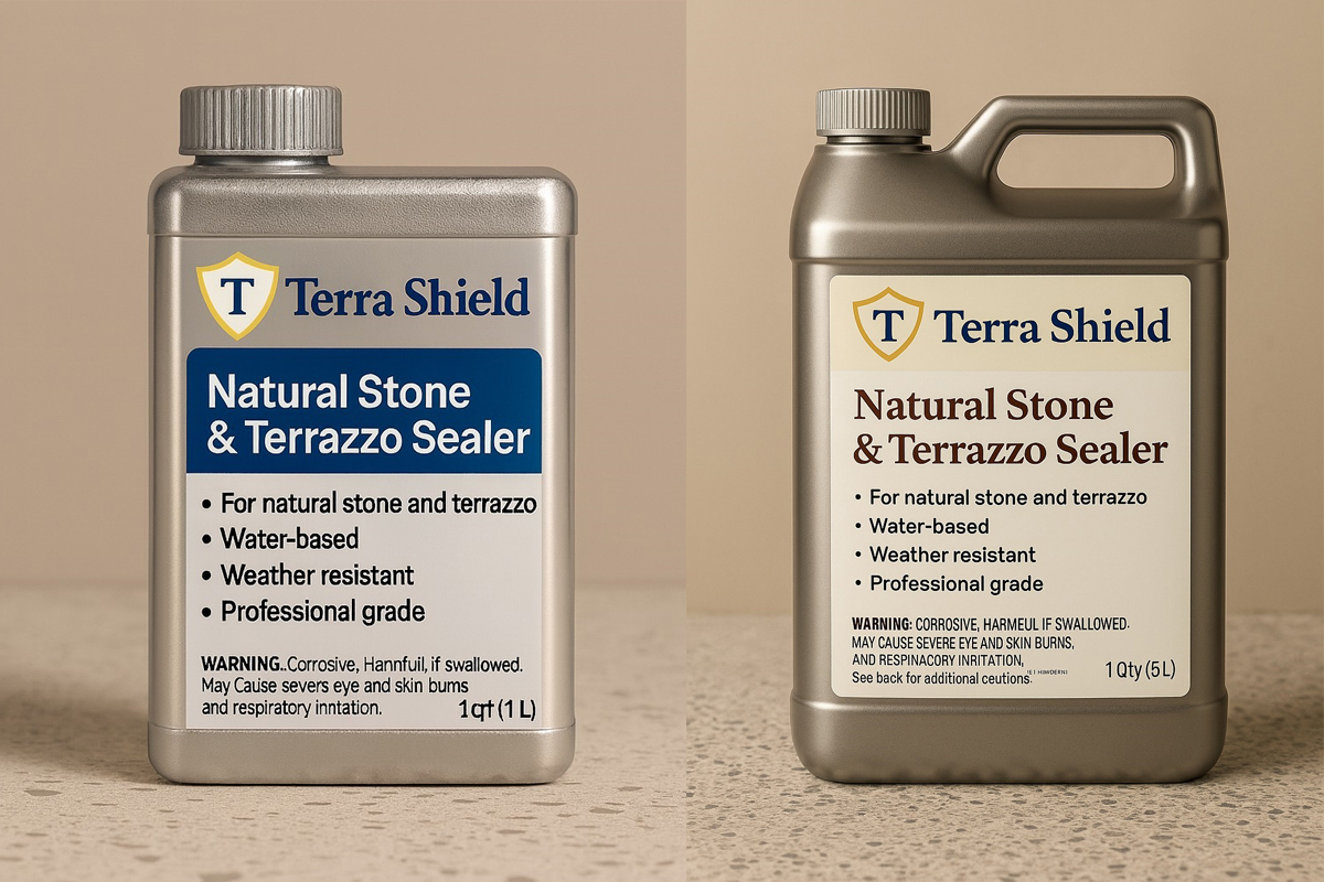 Terra Shield Cairan Coating Pelapis Pelindung Teraso, Marmer, Batu Alam, Anti Jamur