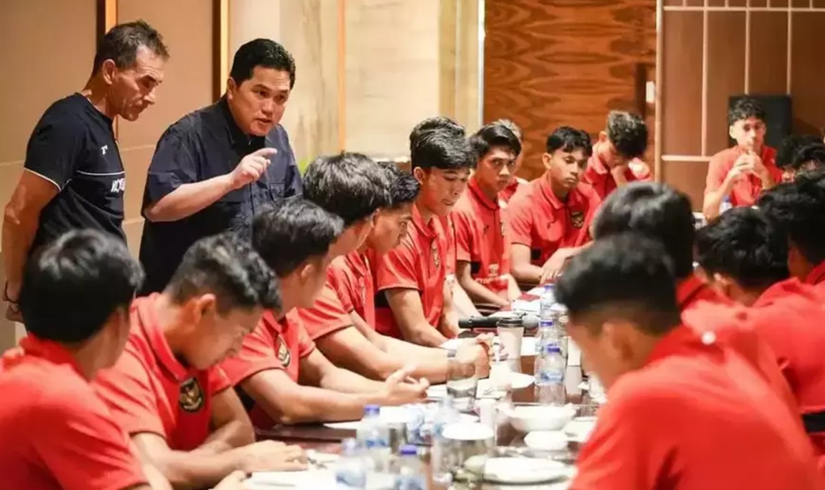 Hidup Mati Timnas U-23 Indonesia Lawan Korea, Begini Pesan Erick Thohir untuk Garuda Muda