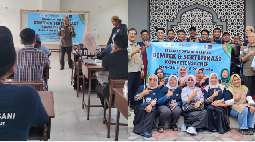 Uji Kompetensi Chef MBG Batch 3 Berjalan Sukses di Yayasan Bani Ziyad Kota Cirebon