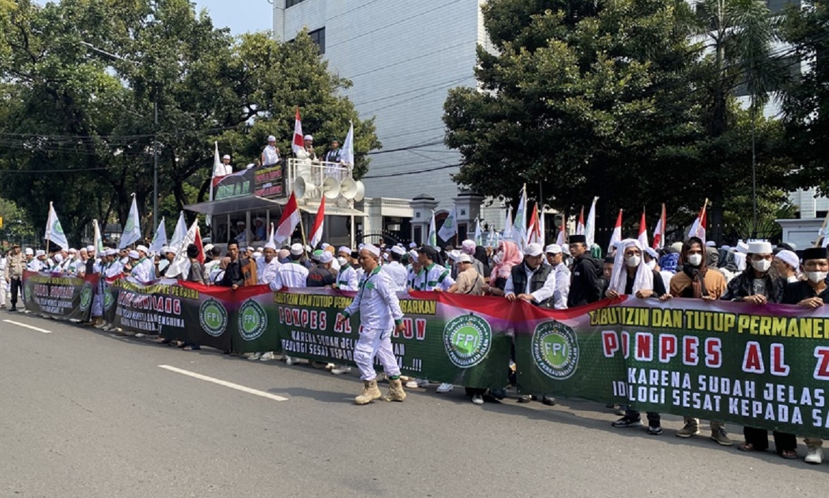 FPI Bersi Baru Demo di Kemenag, Minta Al Zaytun Ditutup Permanen, Tangkap Syekh Panji Gumilang