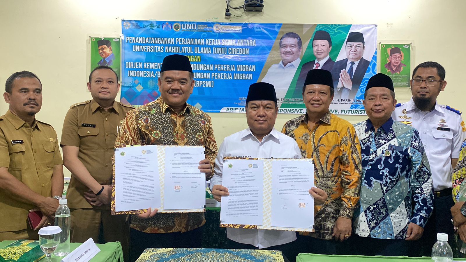  UNU Cirebon dan KemenP2MI RI MoU Siapkan SDM Pekerja Migran Kompeten