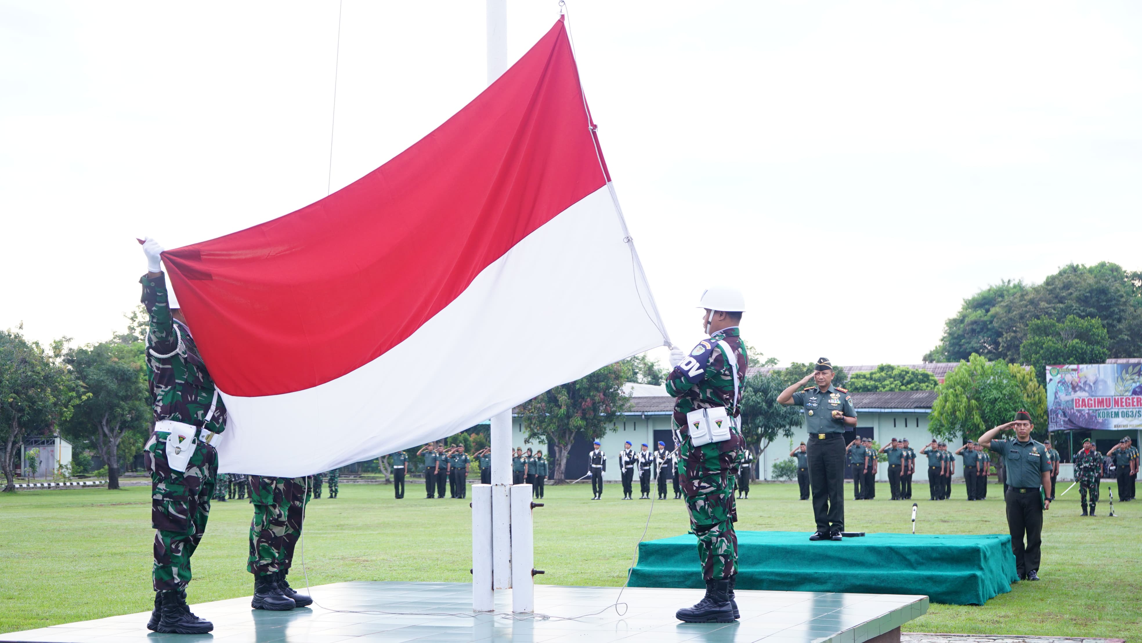 Sampaikan Amanat Pemerintah Pusat, Danrem 063 SGJ Pimpin Upacara Hari Kebangkitan Nasional ke-117