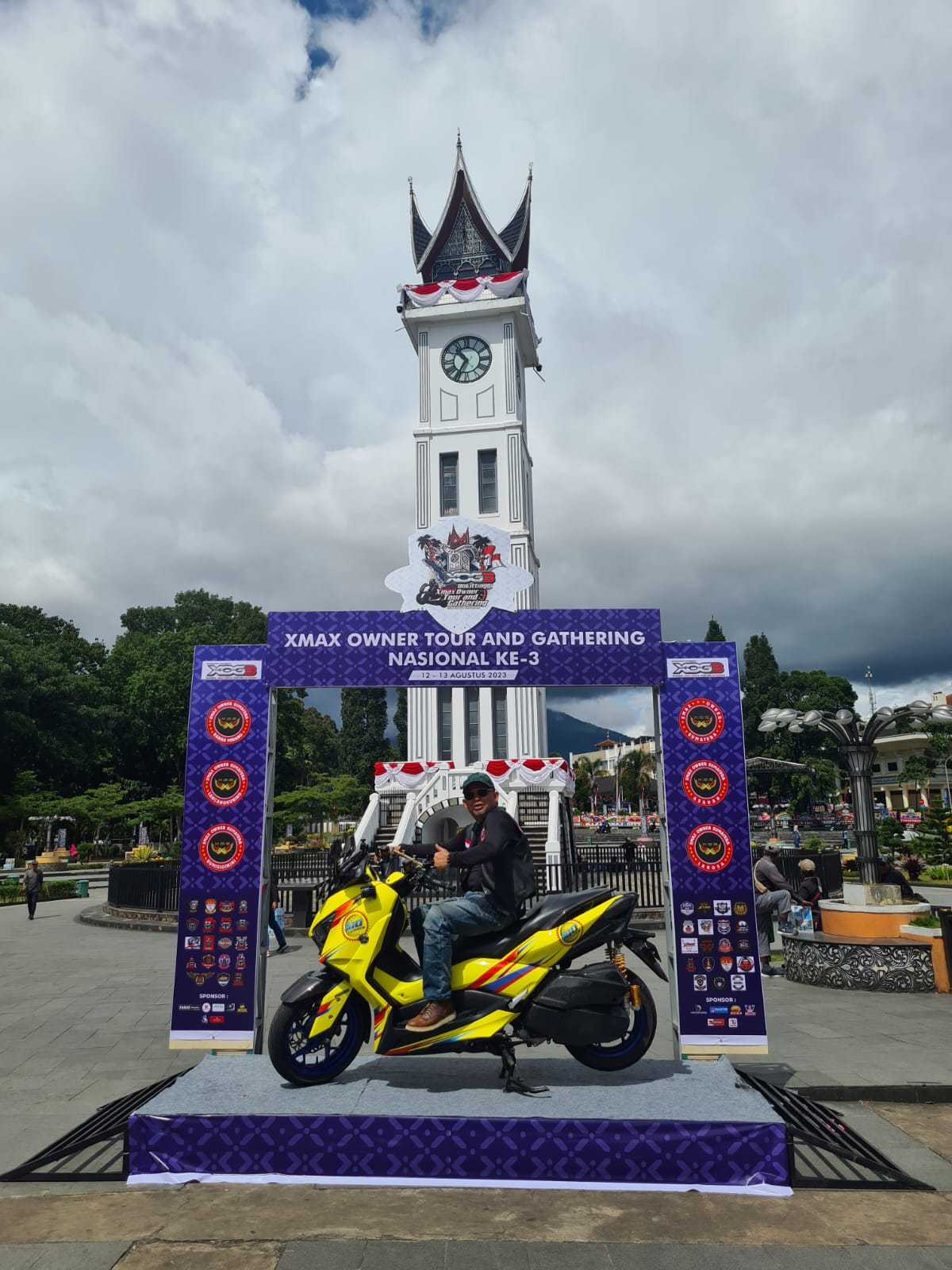 Gathering Akbar, Ratusan Biker Yamaha XMAX Seluruh Nusantara Geruduk Kota Bukit Tinggi