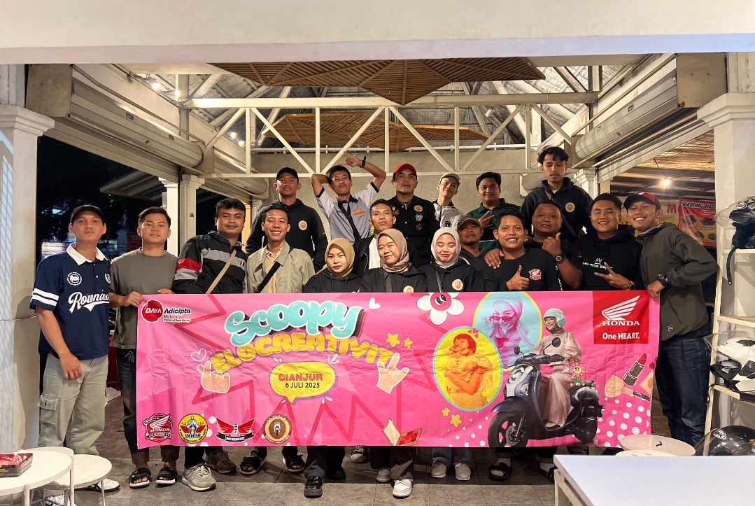 Begini Cara Honda Scoopy Community Cianjur Bersilaturahmi dan Berbagi Pengalaman 