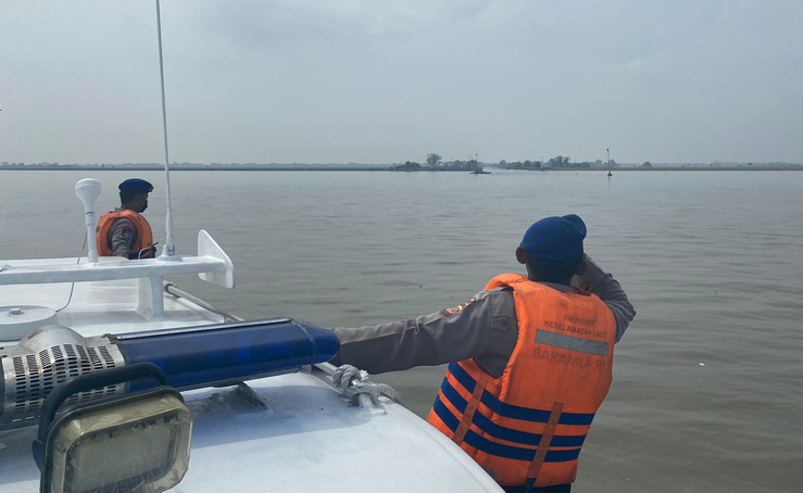 Pencarian Gilang Laksamana di Sungai Bugel Indramayu Hari Ini, Polairud Diterjunkan