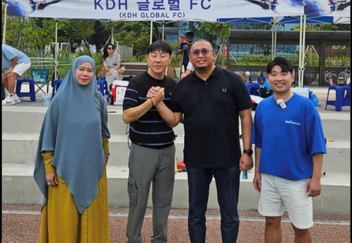 Anggota DPR-RI, Andre Rosiade Bertemu Shin Tae-Yong Di Korea Selatan, Apa yang Dibahas?