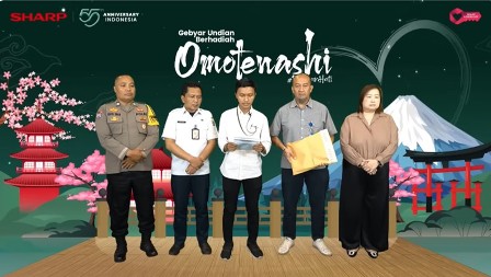 Sharp Indonesia Resmi Mengumumkan Penerima Hadiah Utama Program SLD Omotenashi 2025