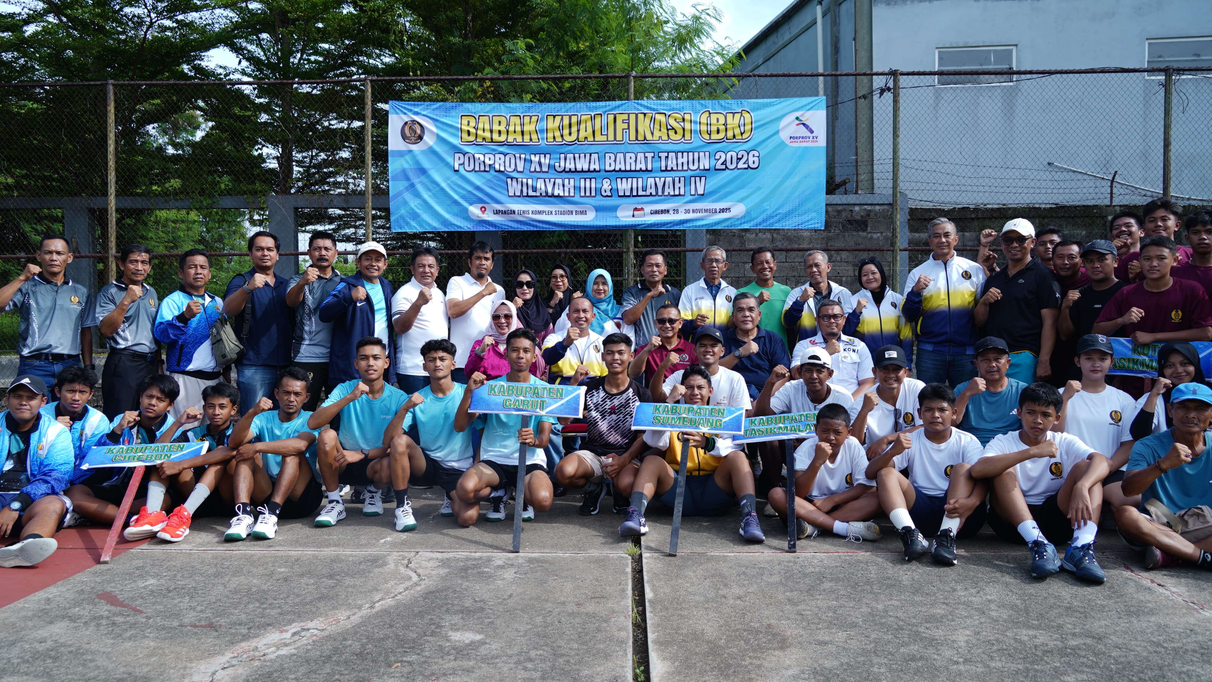 Bersaing Ketat di Cirebon! Sejumlah Atlet Tenis Lapangan Berebut Tiket Lolos ke Porprov XV Jabar 2026 