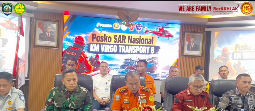 Tragedi KM Virgo Transport 8: 55 Korban Masih Hilang, Operasi Bawah Air Dihentikan