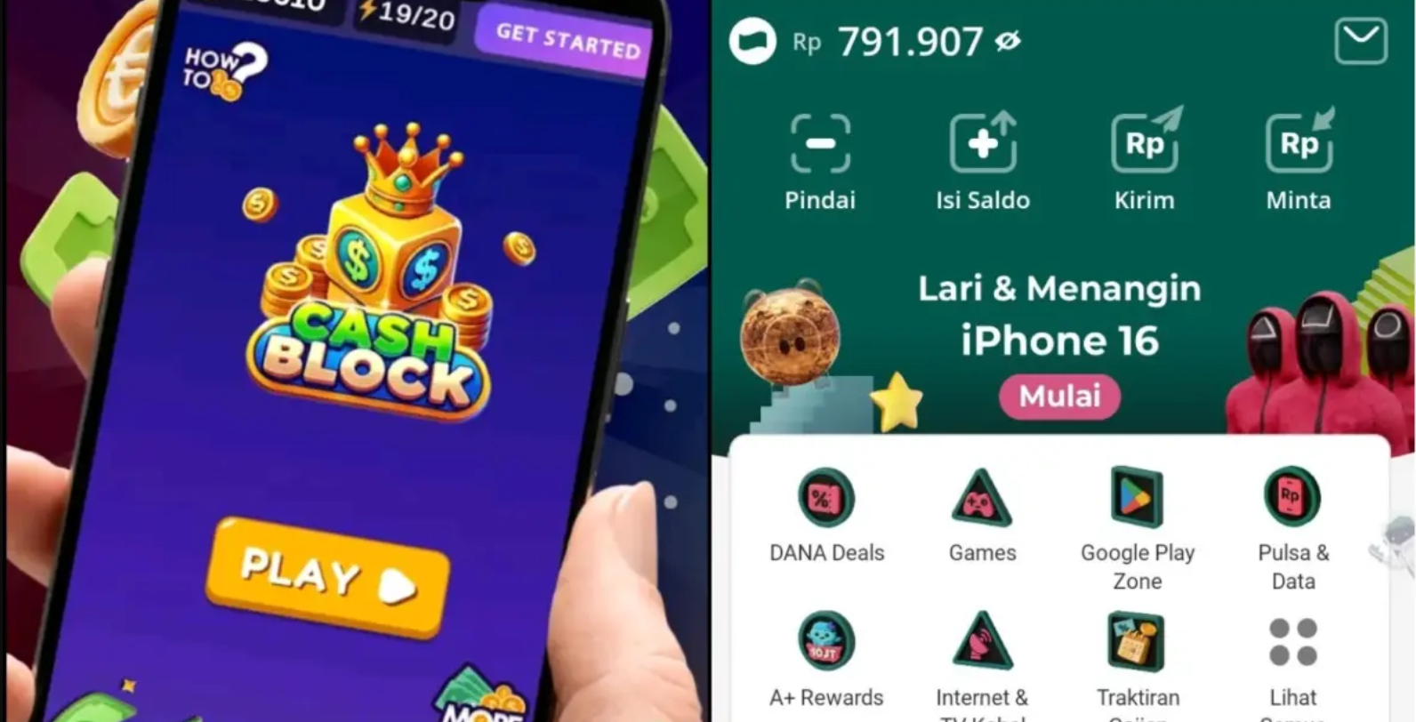 Main Game Dibayar Saldo DANA! APK Penghasil Saldo Gratis Masuk ke DANA Ini Bikin Anda Cuan Rp515.000 Sehari