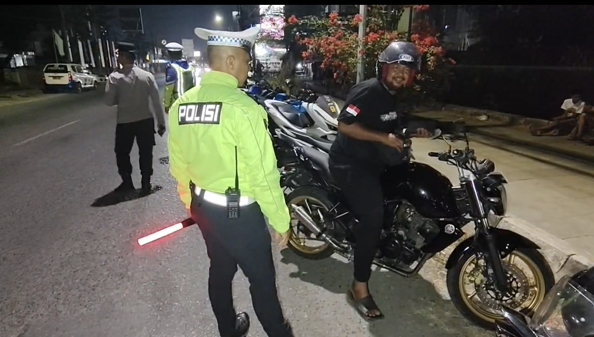 Polres Cirebon Kota Gelar KRYD, 30 Motor Berknalpot Brong Ditilang dalam Satu Jam