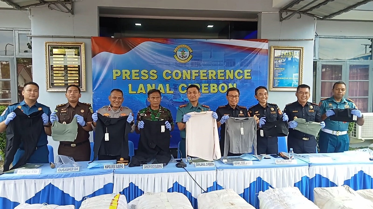 Rp1,8 Miliar Potensi Kerugian Negara, Penyelundupan dari Malaysia Digagalkan Lanal Cirebon