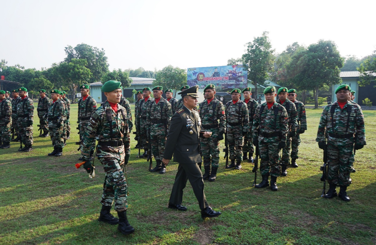 HUT ke-80 TNI, Instruksi Danrem 063/SGJ: Jaga Kepercayaan Rakyat