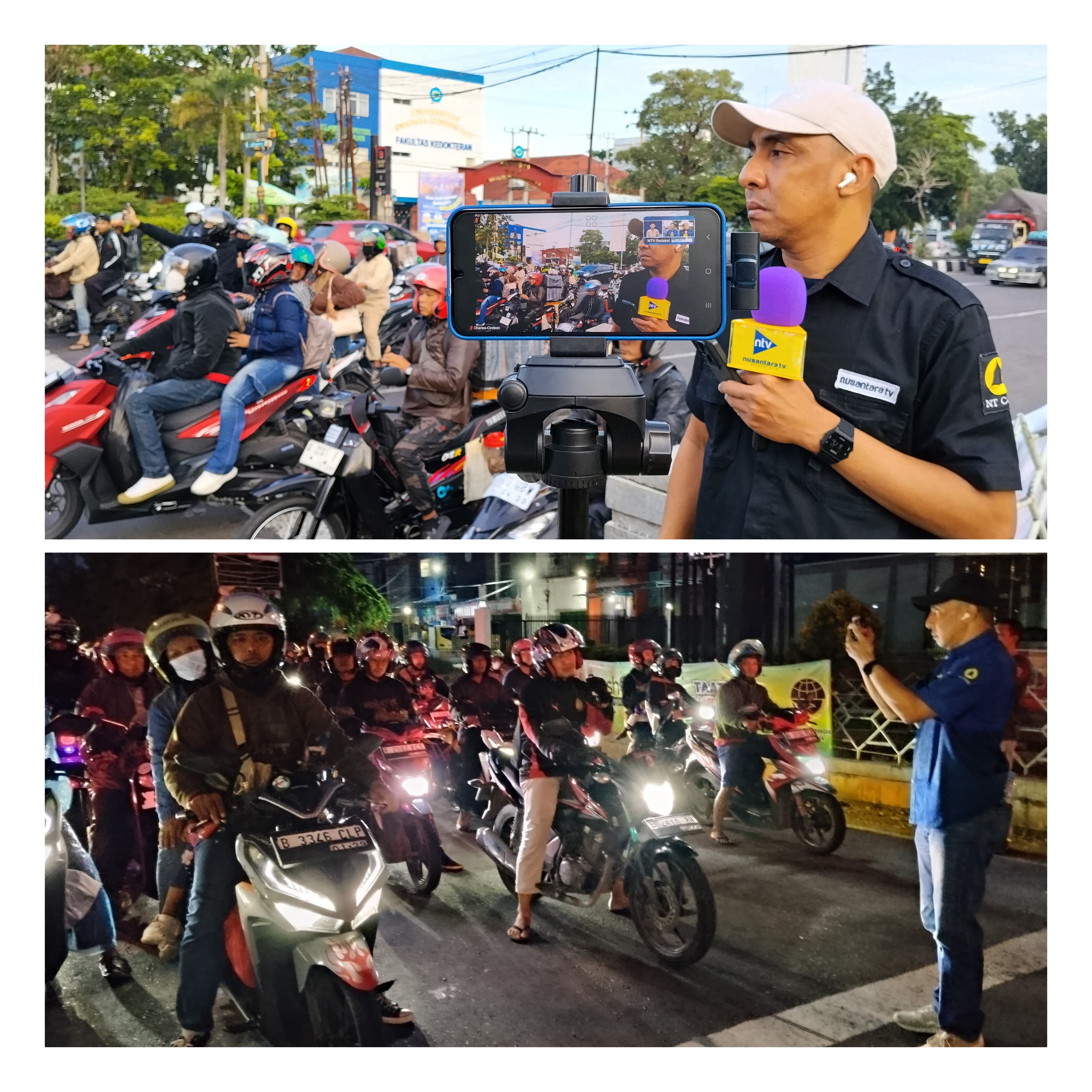 Panas, Debu, dan Risiko Jalanan: Perjuangan Jurnalis Liput Arus Mudik di Pantura Cirebon