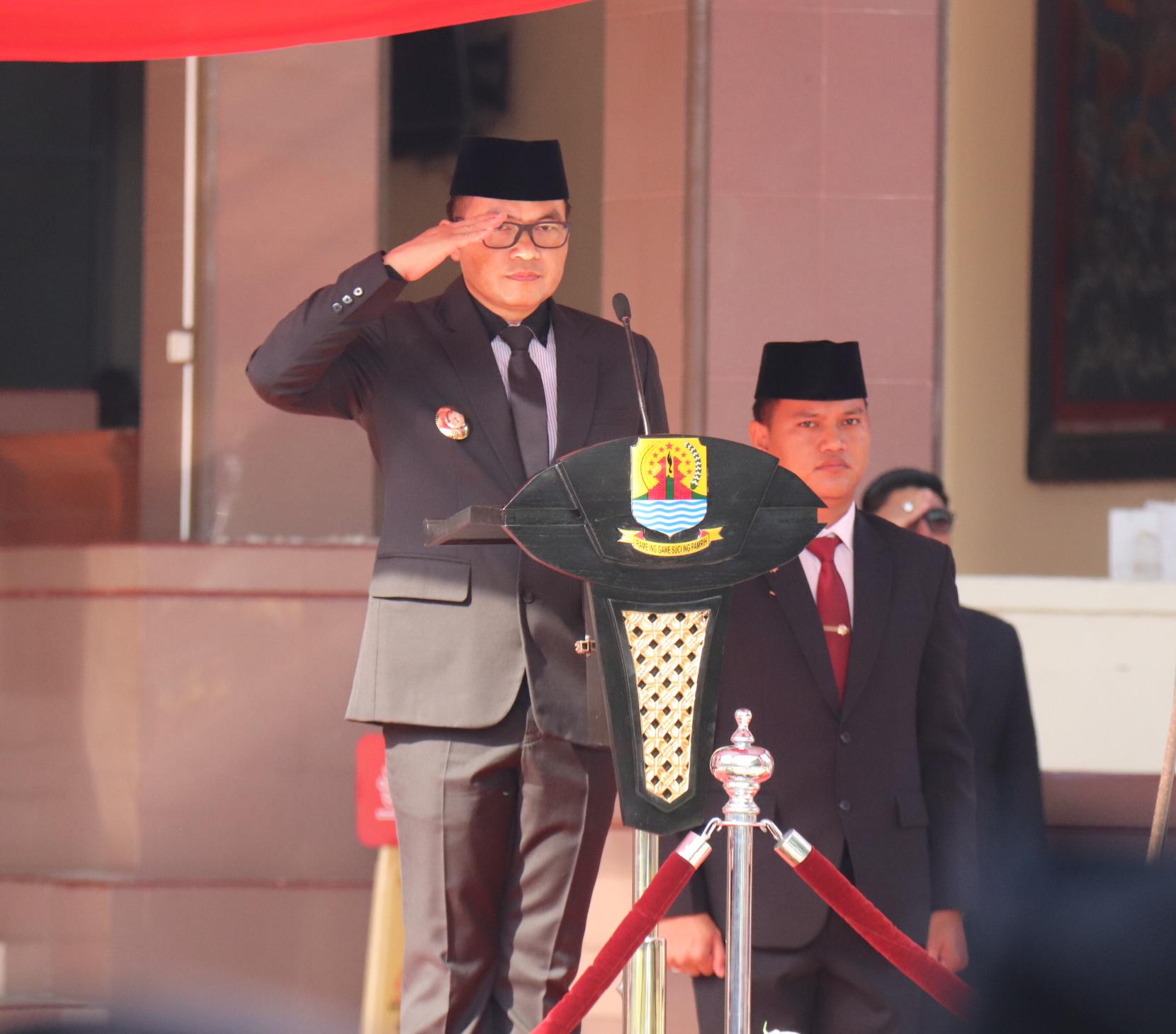 Ajak Terapkan Nilai-Nilai Pancasila dalam Kehidupan, Pj Bupati Jadi Inspektur Upacara Hari Kesaktian Pancasila