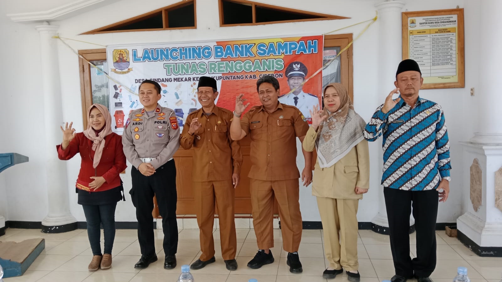 DLH Launching Bank Sampah Tunas Rengganis Desa Sindang Mekar 