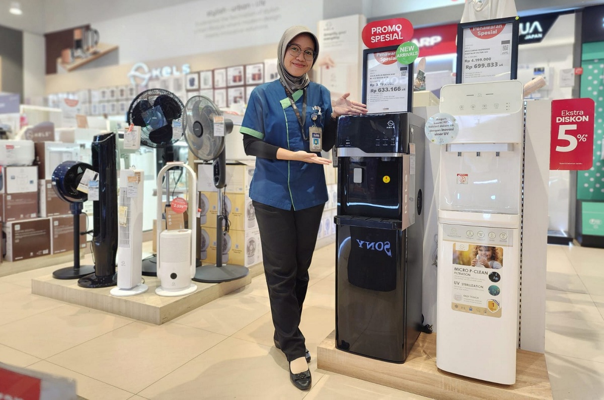 Makin Keren, Water Dispenser Terbaru Kels Dilengkapi Ice Maker