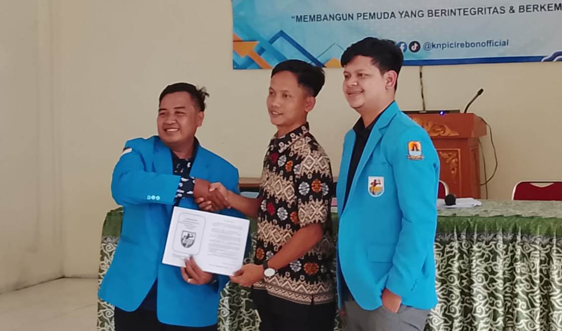 Mochamad Agoes Renaldi Saputra Resmi Pimpin KNPI Karangsembung