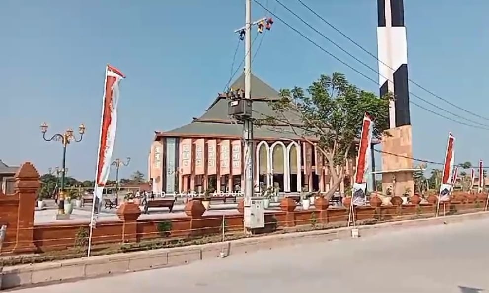 Setelah 18 Bulan Dibangun, Masjid Syarif Abdurrahman akan Diresmikan Wapres RI