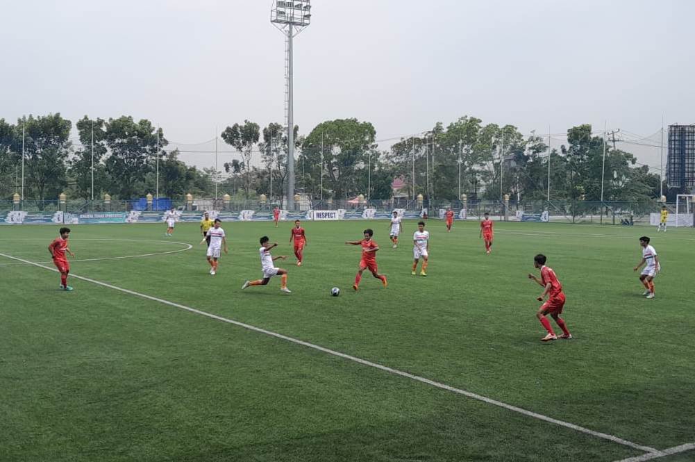 Target Tak Tercapai, Tim Sepak Bola Kota Cirebon Kalah dari Kabupaten Bogor  