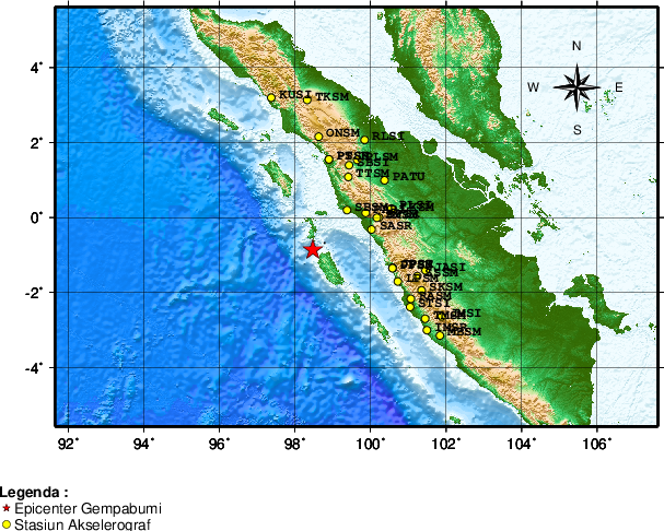 Gempa Bumi Guncang Barat Laut Kepulauan Mentawai, Berpotensi Tsunami 