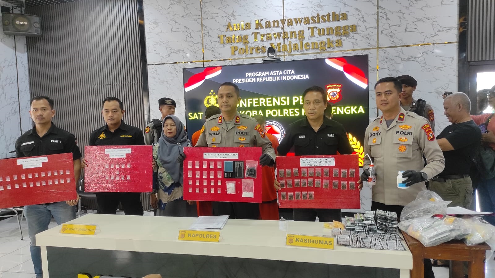 Polres Majalengka Amankan 11 Pengedar Narkoba, Dalami Jaringan Antarwilayah 