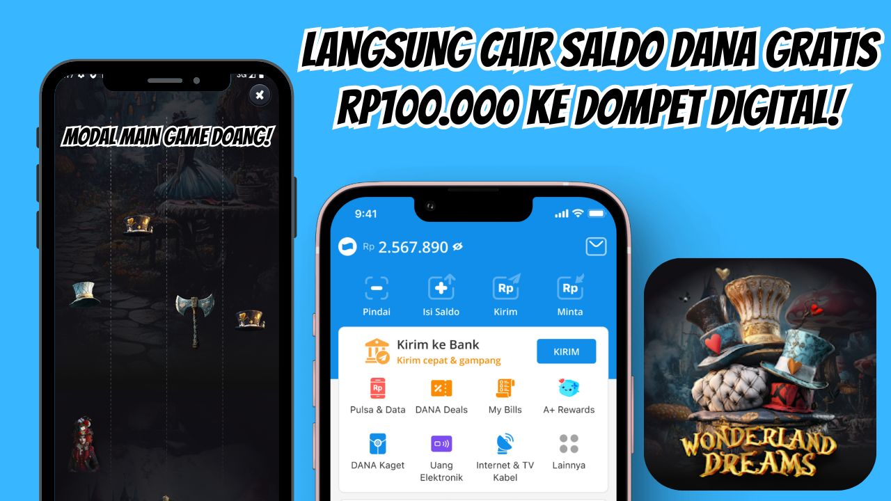 Rp100.000 Saldo Dana Gratis Langsung Cair Ke Dompet Elektronik Dana Lewat Aplikasi Ini! Unduh Disini Sekarang