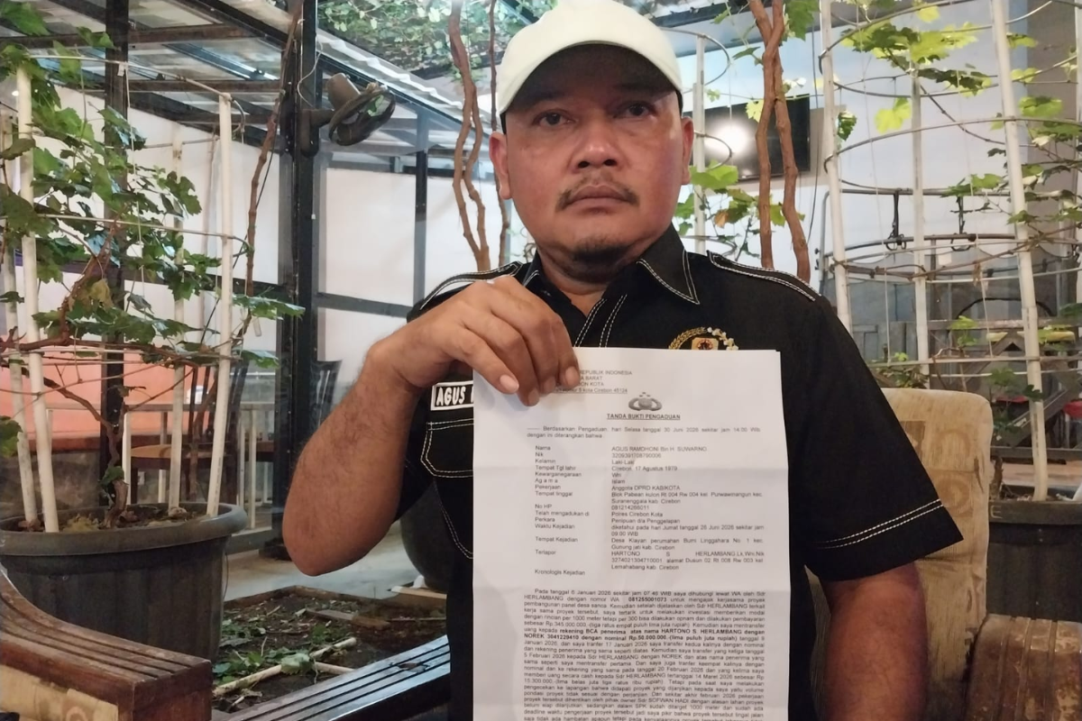Anggota DPRD Lapor ke Polres Cirebon Kota, Ngaku Rugi Ratusan Juta