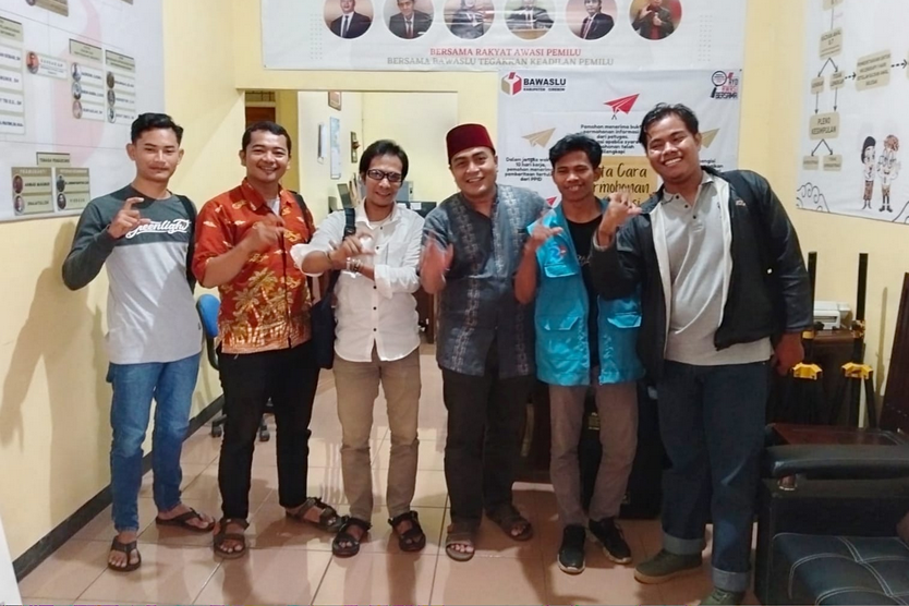JPPR Kabupaten Cirebon ke Kantor Bawaslu, Abdul Khoir: Peran Masyarakat Sangat Dibutuhkan