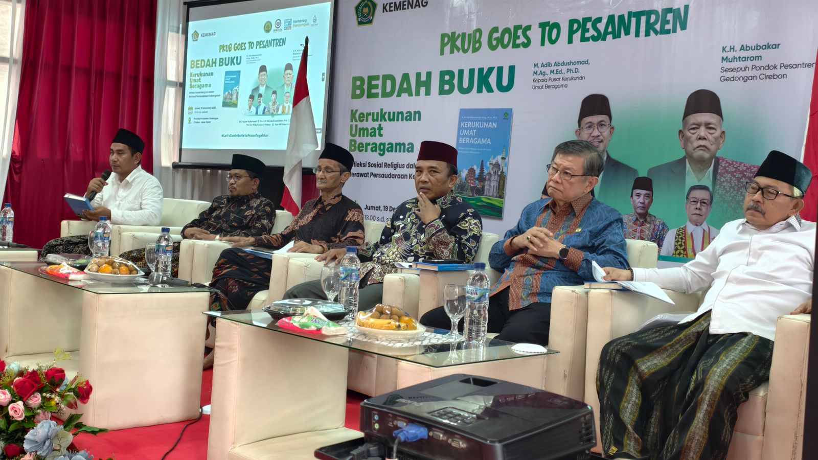 Bedah Buku Kerukunan di Pesantren Gedongan, PKUB Tegaskan Indonesia Calon Role Model Harmoni Dunia