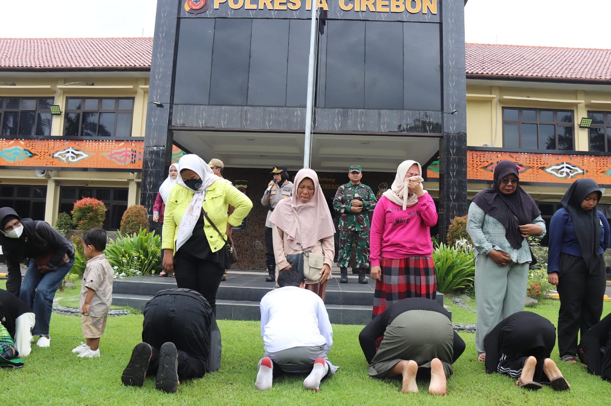51 Anak Berhadapan dengan Hukum Jalani Pesantren Kilat di Mapolresta Cirebon
