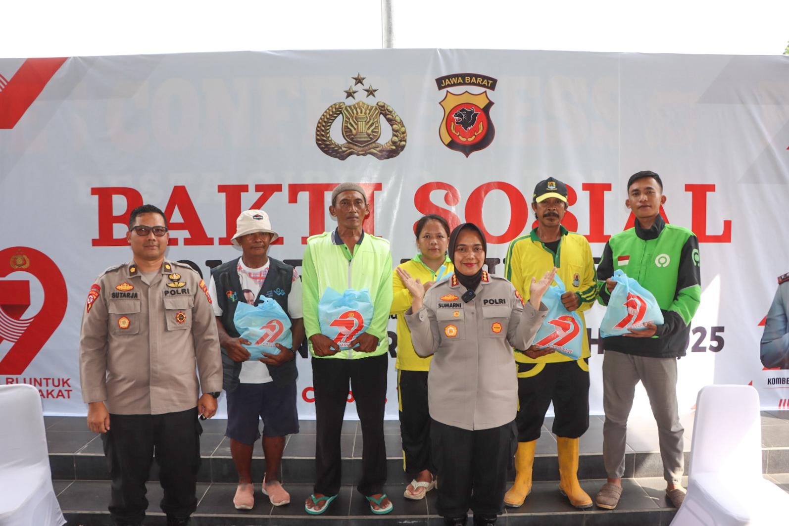 Sambut Hari Bhayangkara, Polresta Cirebon Tebar 1.000 Paket Sembako dan Gelar Pengobatan Gratis 