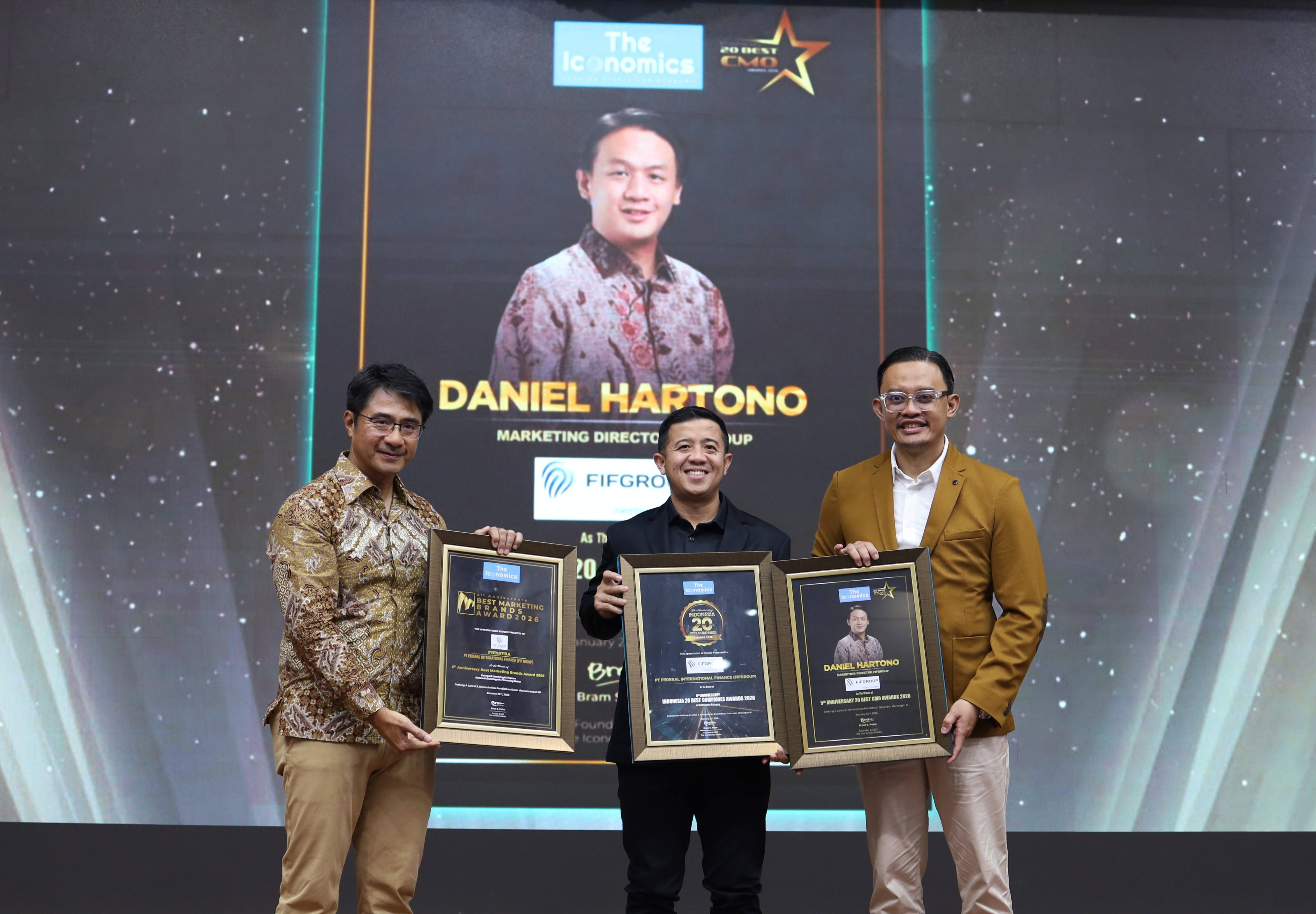 FIFGROUP Borong Tiga Penghargaan Best Marketing Brands Award 2026
