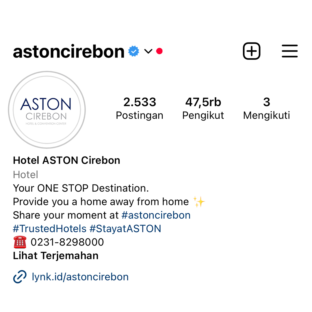 Pertama di Ciayumajakuning, Aston Cirebon Hotel Bikin Gebrakan Media Sosial