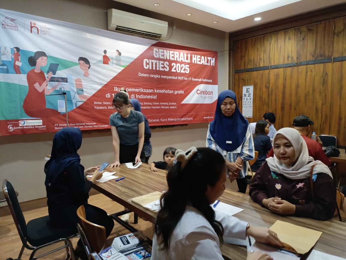 Hari Jadi Ke-17, Generali Indonesia Menggelar Roadshow Kesehatan di Kota Cirebon